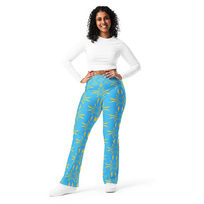 All-Over Print Flare leggings