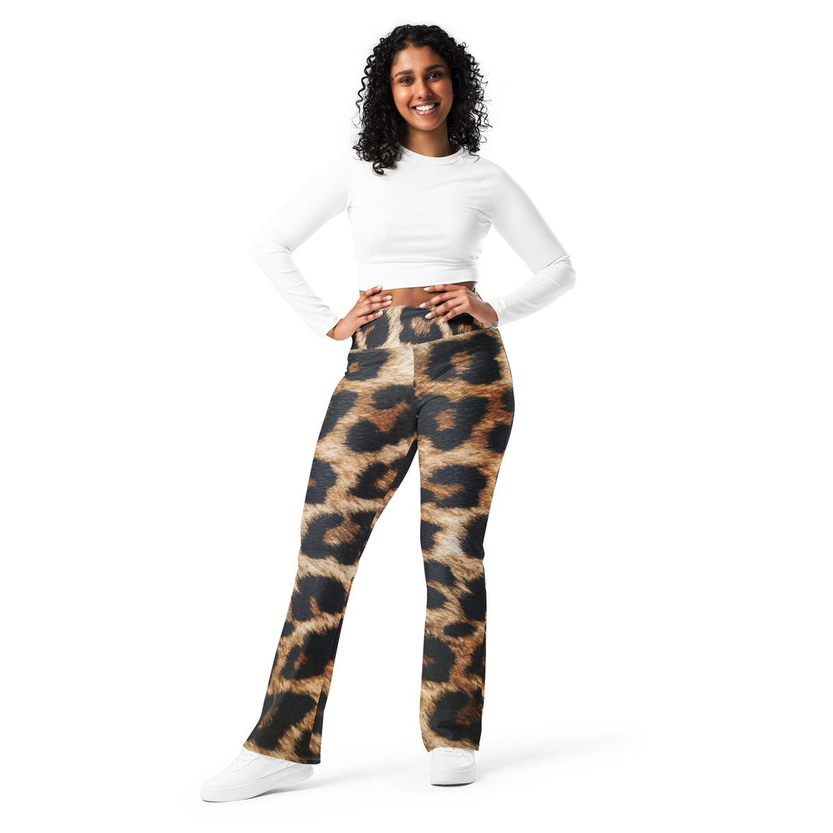 All-Over Print Flare leggings