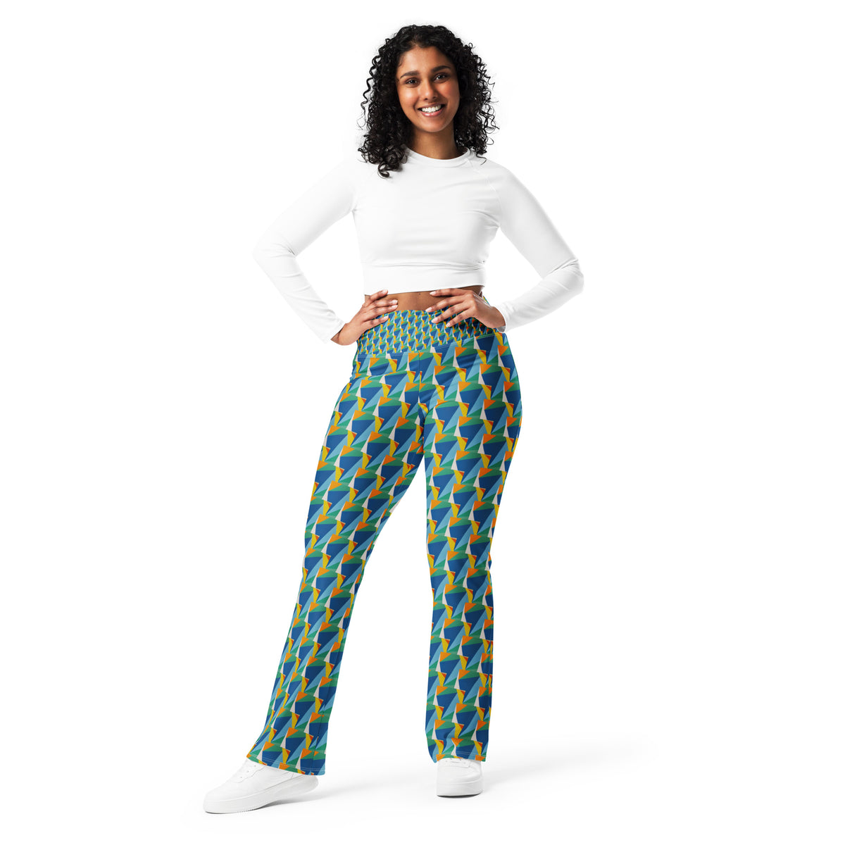 All-Over Print Flare leggings