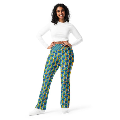 All-Over Print Flare leggings