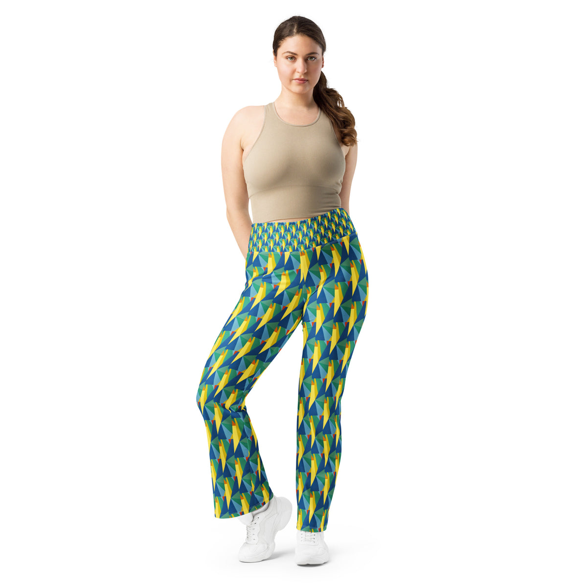 All-Over Print Flare leggings
