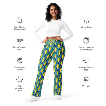 All-Over Print Flare leggings