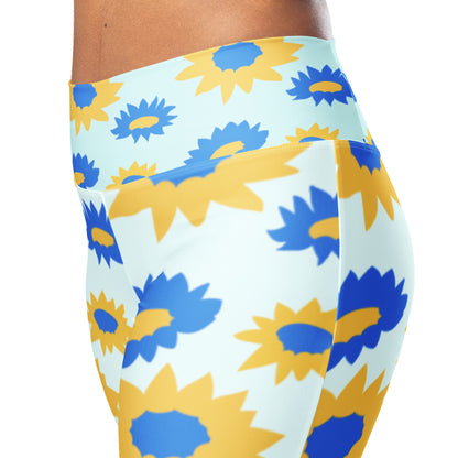 All-Over Print Flare leggings