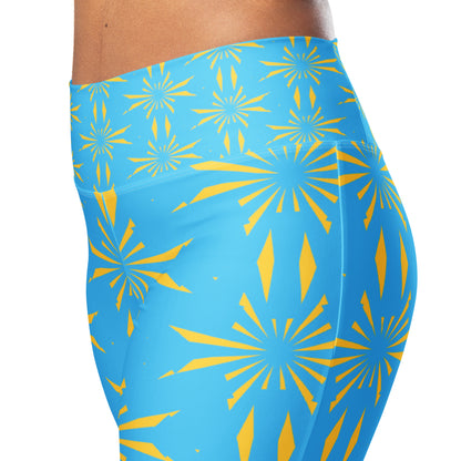 All-Over Print Flare leggings