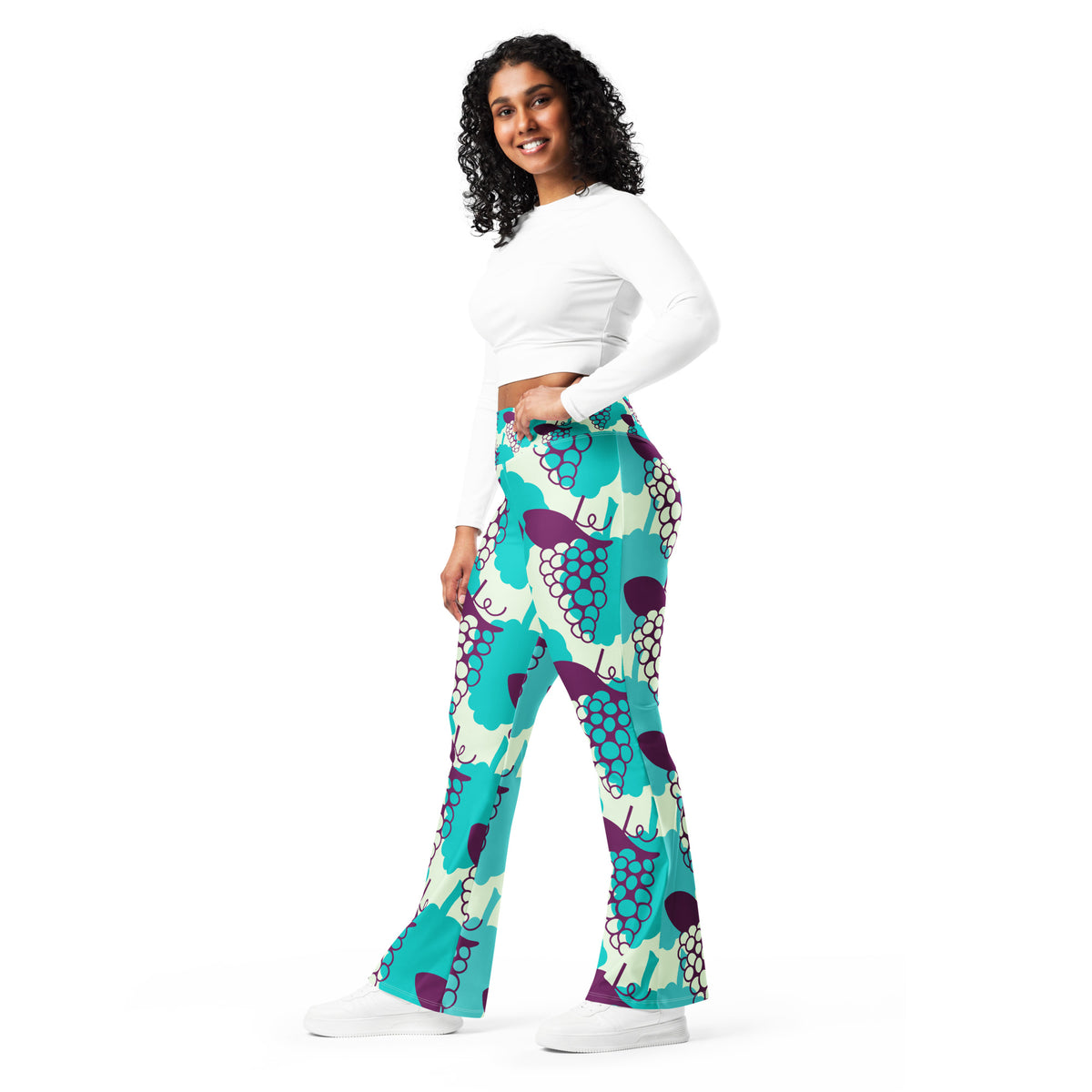 All-Over Print Flare leggings