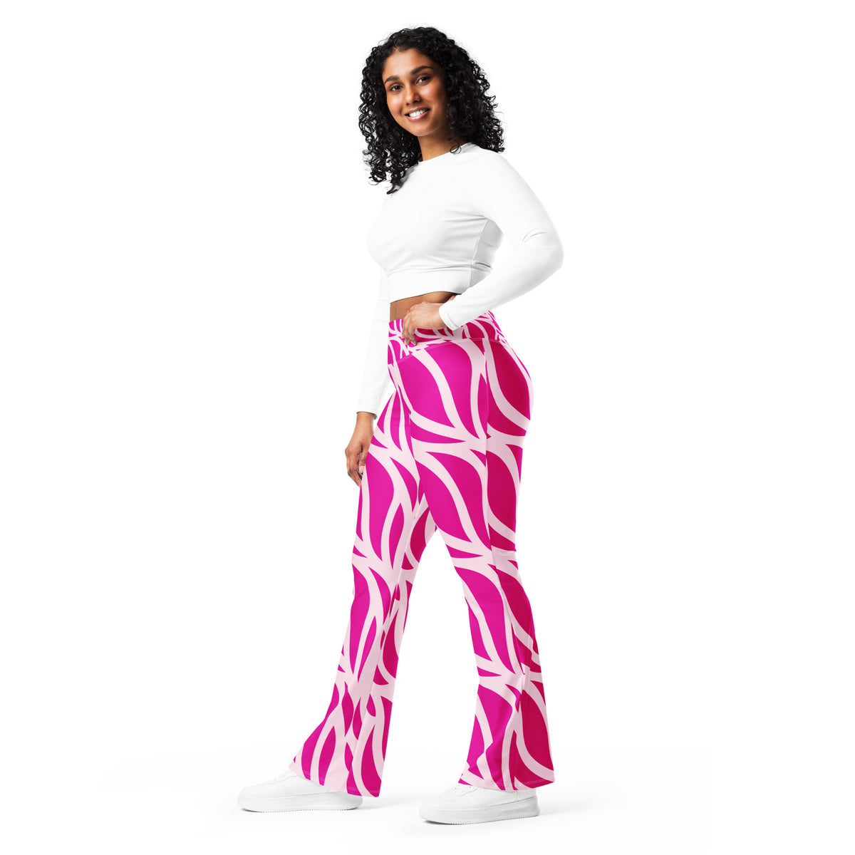 All-Over Print Flare leggings