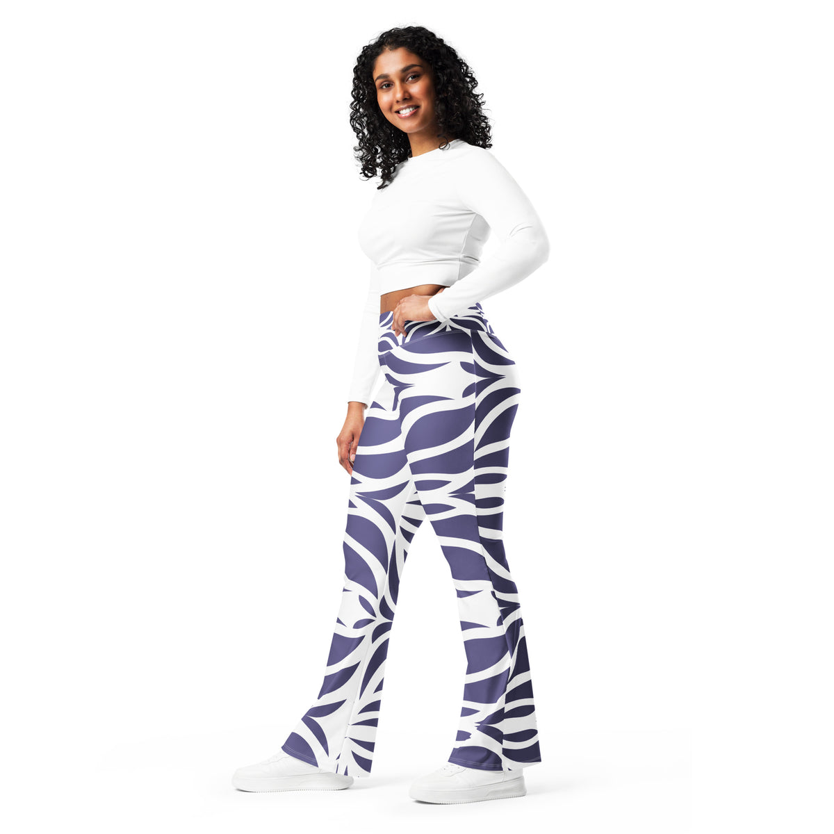 All-Over Print Flare leggings