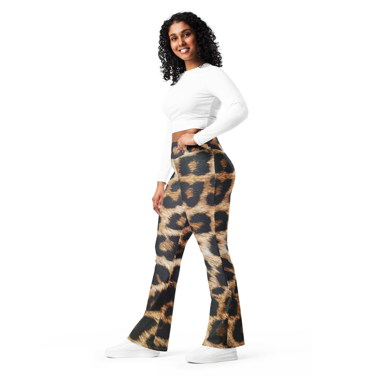 All-Over Print Flare leggings