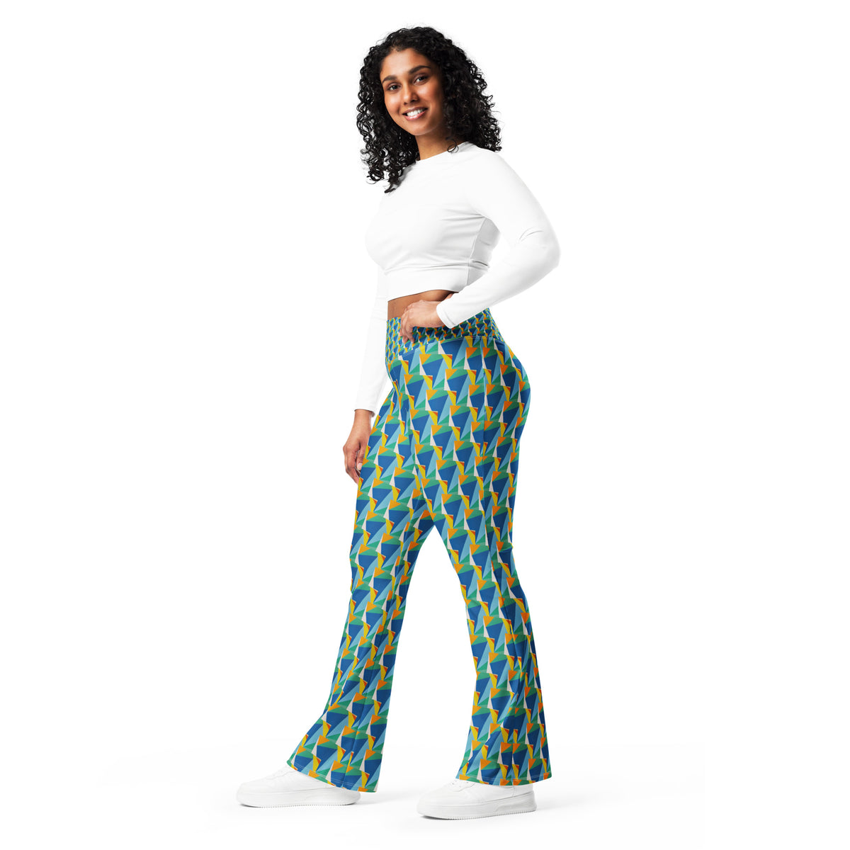 All-Over Print Flare leggings