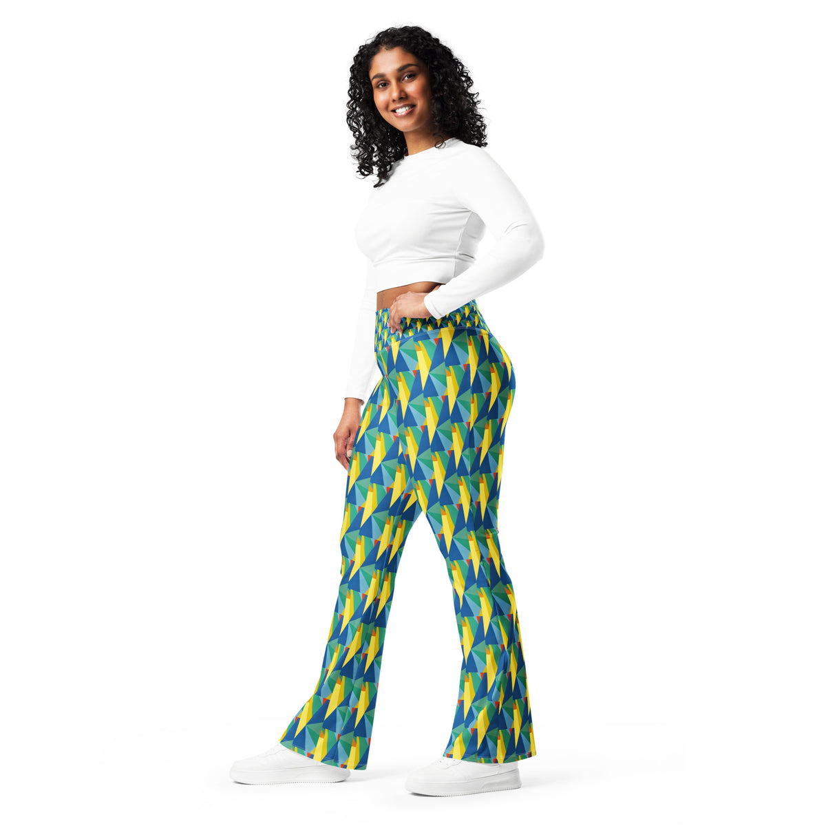 All-Over Print Flare leggings