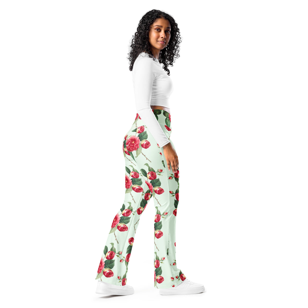 All-Over Print Flare leggings