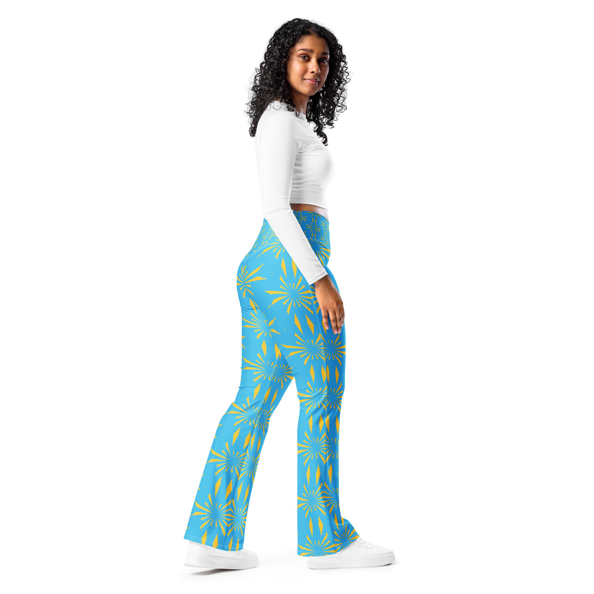 All-Over Print Flare leggings