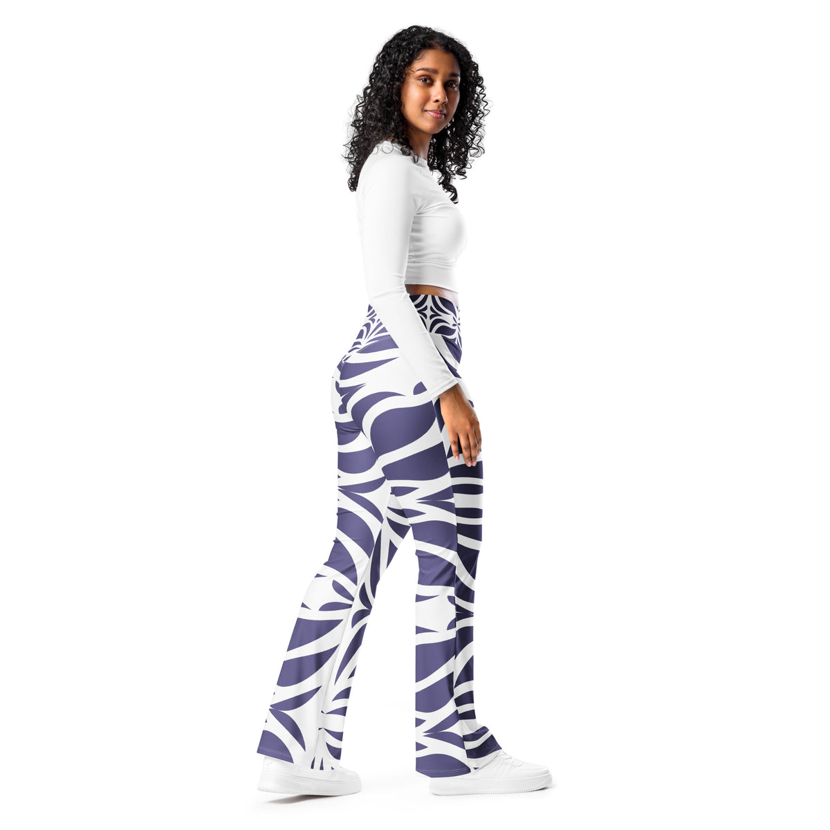 All-Over Print Flare leggings