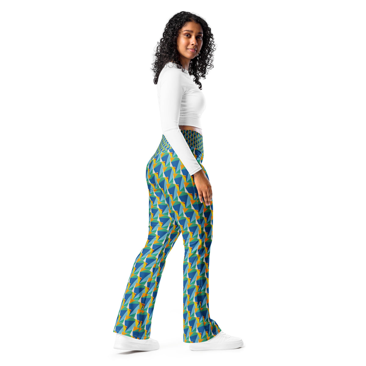 All-Over Print Flare leggings
