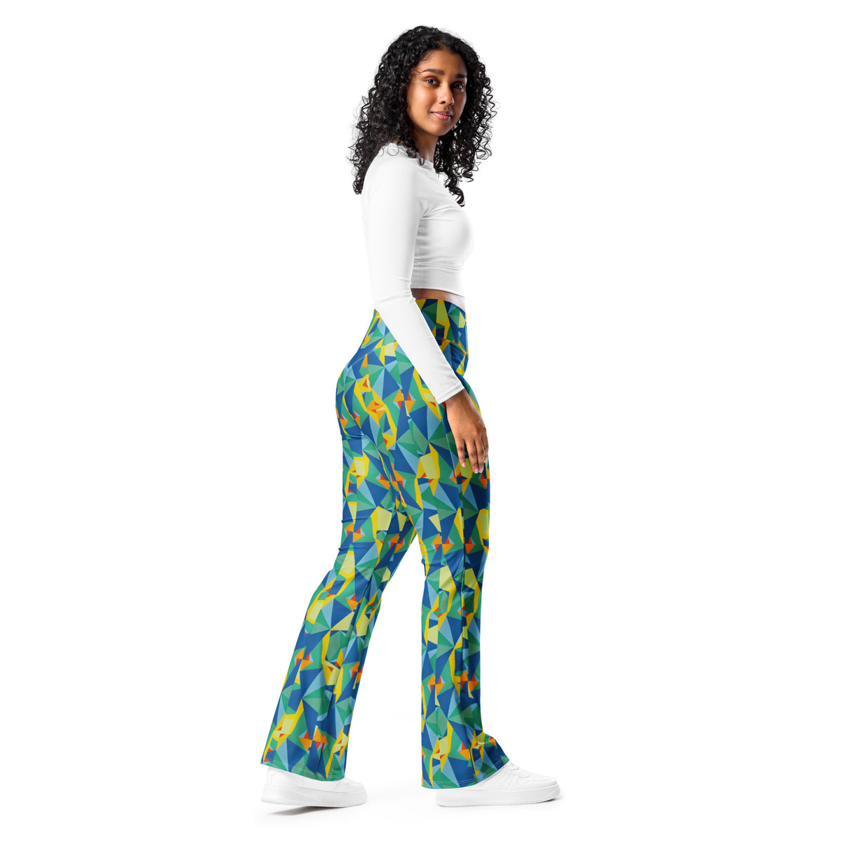 All-Over Print Flare leggings