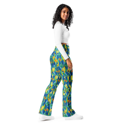 All-Over Print Flare leggings
