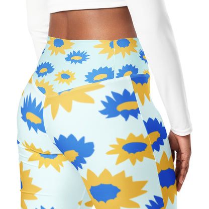 All-Over Print Flare leggings