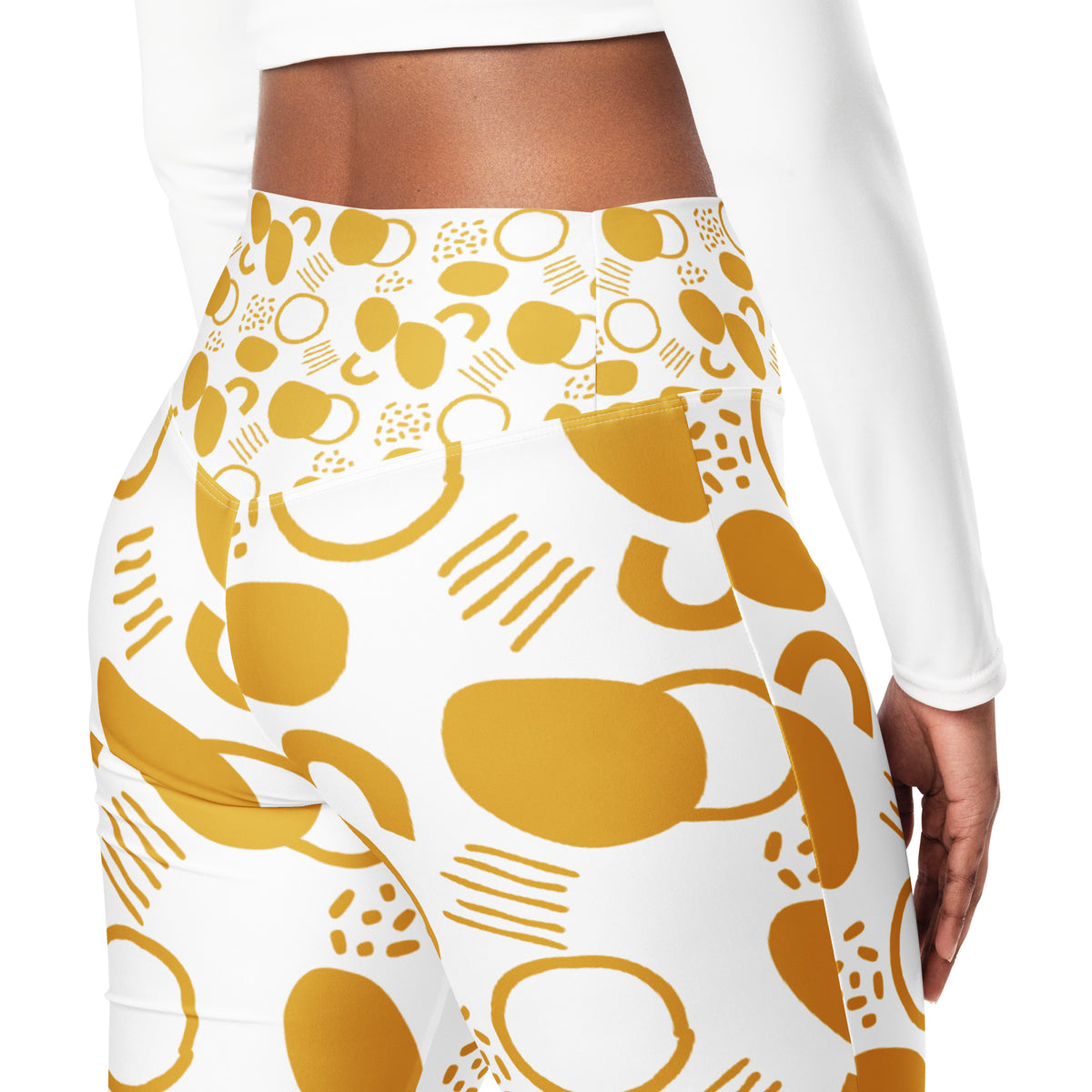 All-Over Print Flare leggings