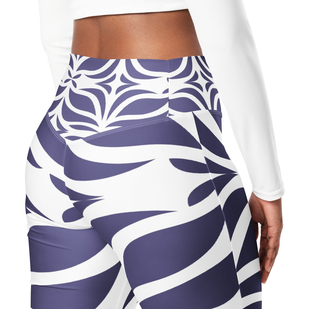 All-Over Print Flare leggings