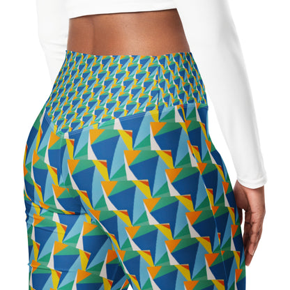 All-Over Print Flare leggings