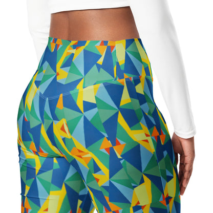 All-Over Print Flare leggings