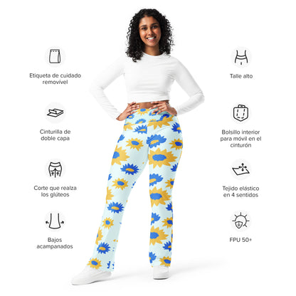 All-Over Print Flare leggings