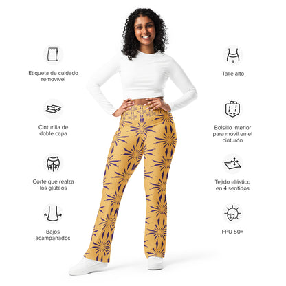 All-Over Print Flare leggings