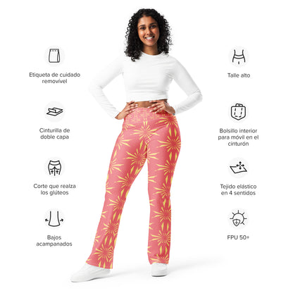 All-Over Print Flare leggings