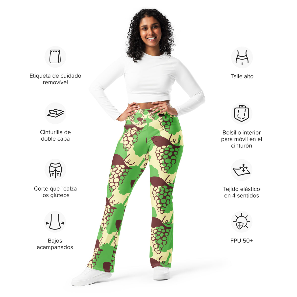 All-Over Print Flare leggings