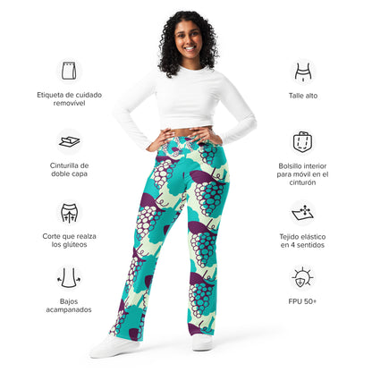 All-Over Print Flare leggings
