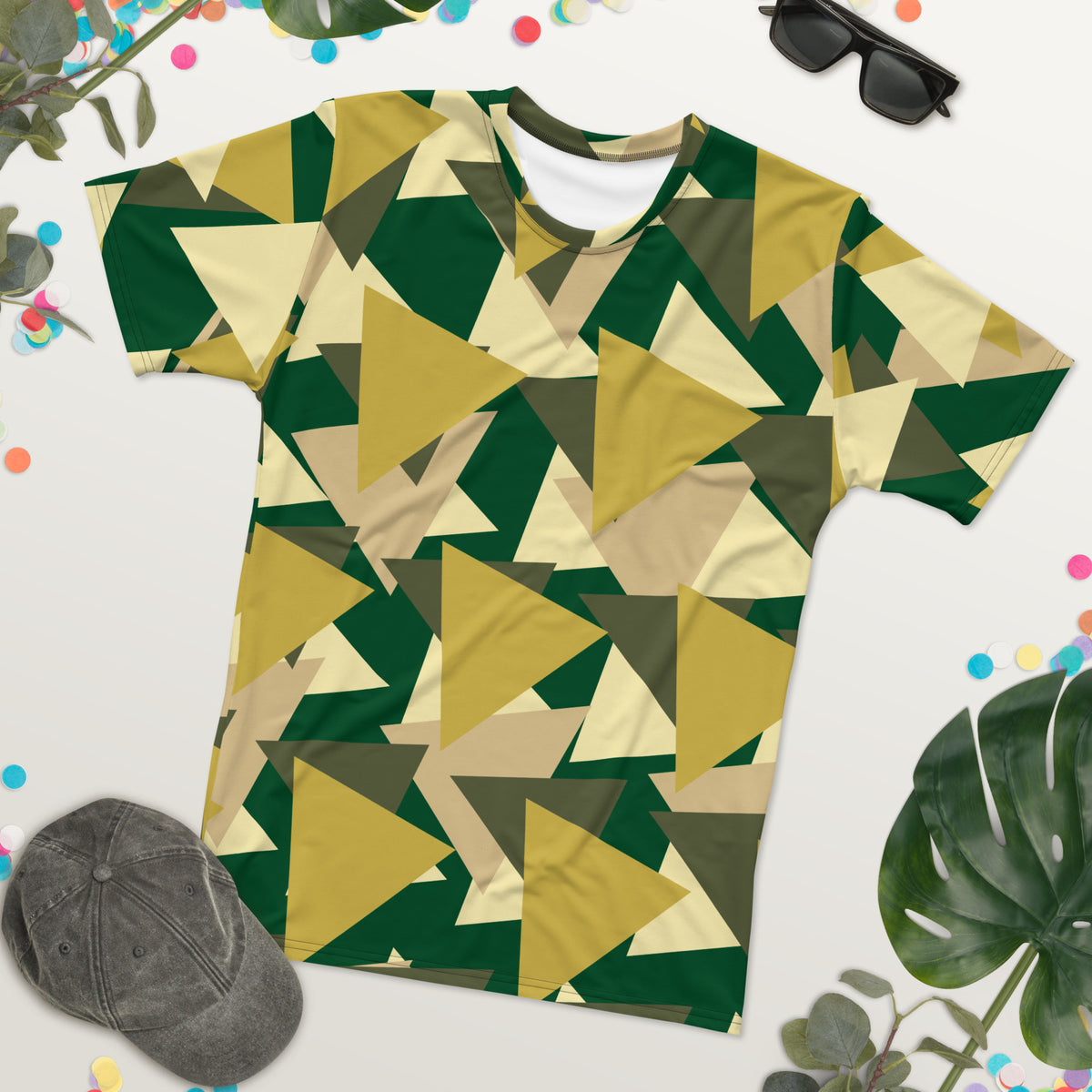 Men's All-Over Print Crew Neck T-Shirt Camouflage II