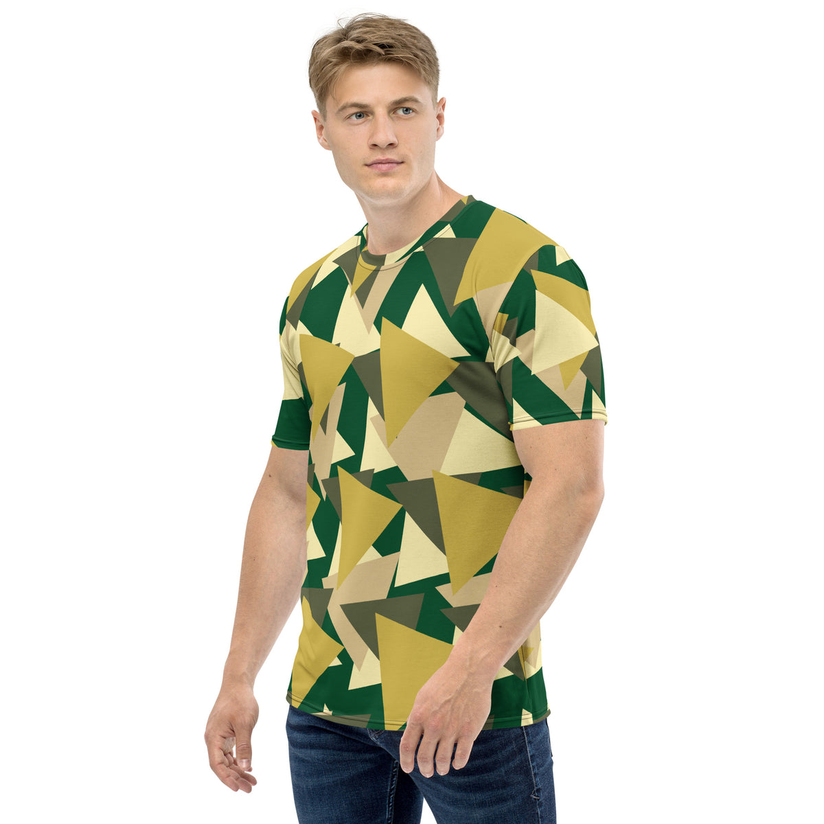 Men's All-Over Print Crew Neck T-Shirt Camouflage II