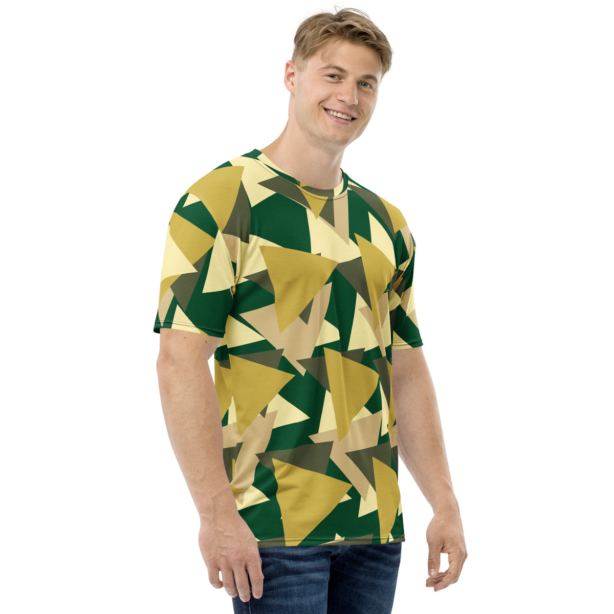 Men's All-Over Print Crew Neck T-Shirt Camouflage II