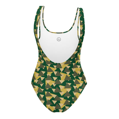 Women's Geometric Camo Swimsuit Triangles