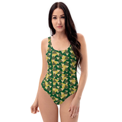 Women's Geometric Camo Swimsuit Triangles