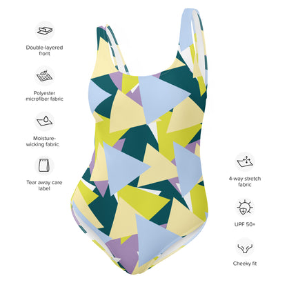 Triangle Diamonds One-Piece Swimsuit