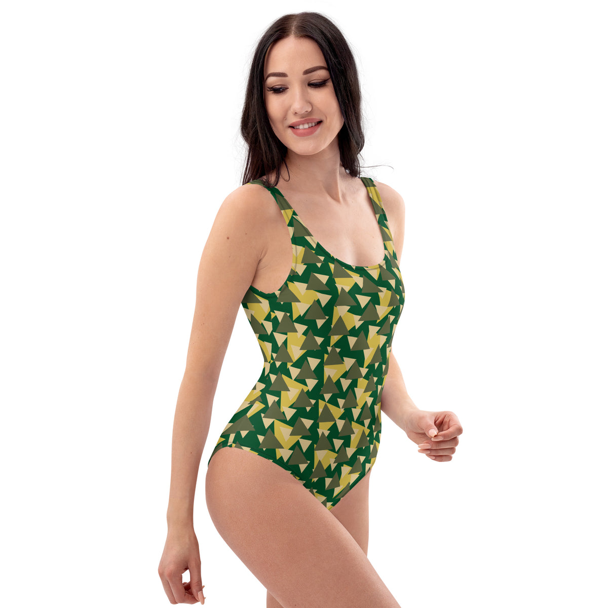 Women's Geometric Camo Swimsuit Triangles
