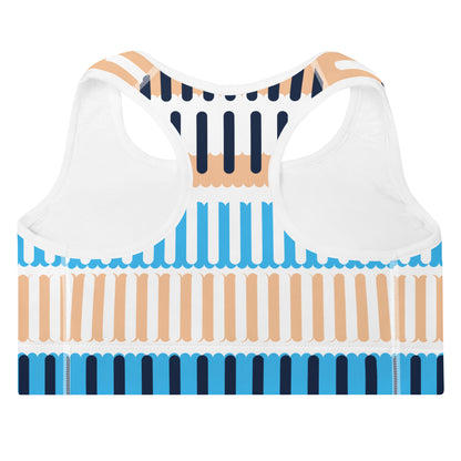 All-Over Print Padded Sports Bra