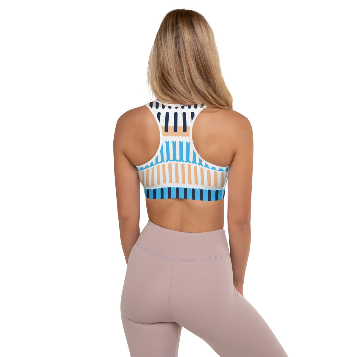 All-Over Print Padded Sports Bra