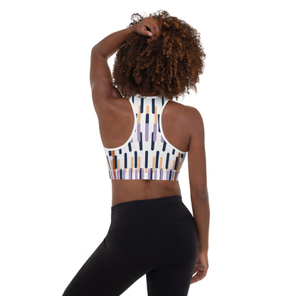 All-Over Print Padded Sports Bra