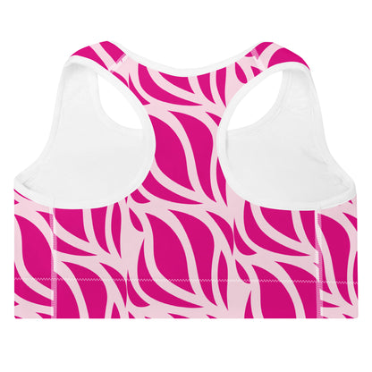 All-Over Print Padded Sports Bra