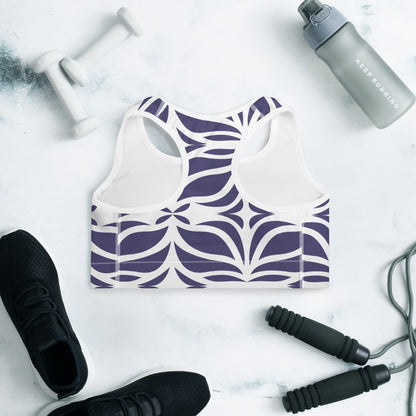 All-Over Print Padded Sports Bra