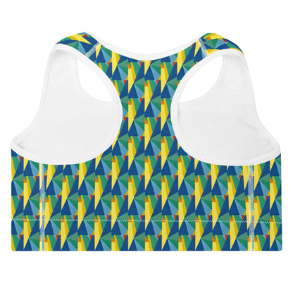 All-Over Print Padded Sports Bra