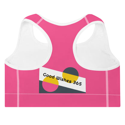 All-Over Print Padded Sports Bra