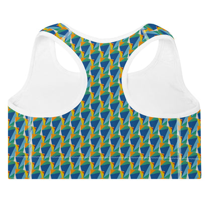 All-Over Print Padded Sports Bra