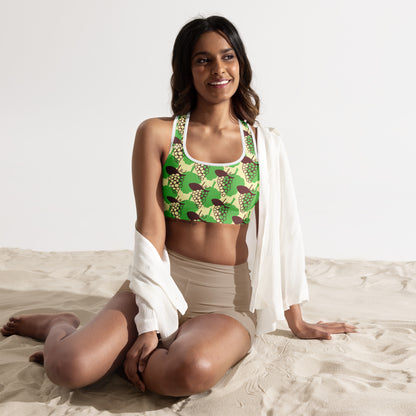 All-Over Print Padded Sports Bra