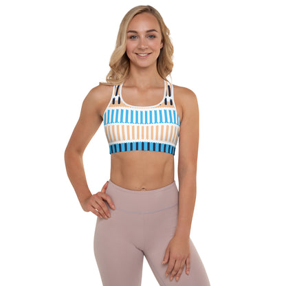 All-Over Print Padded Sports Bra