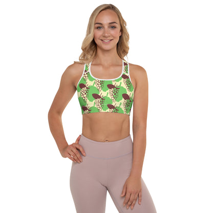 All-Over Print Padded Sports Bra