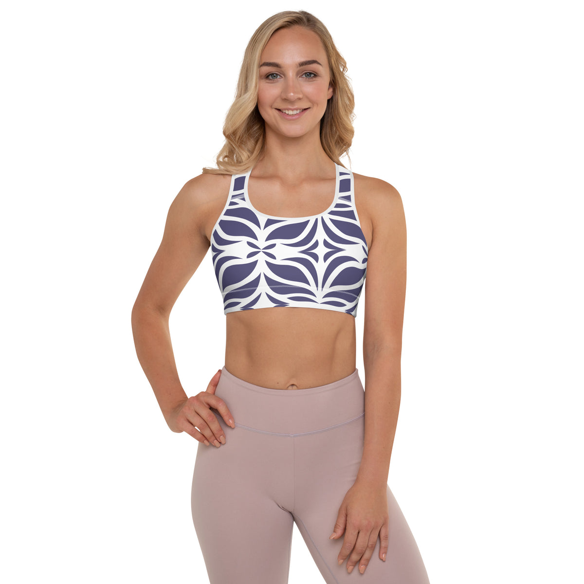 All-Over Print Padded Sports Bra