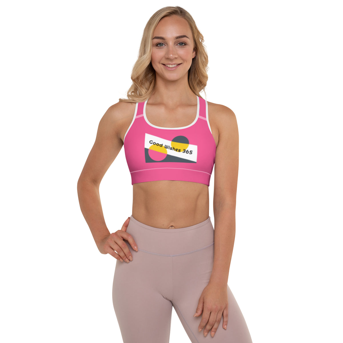 All-Over Print Padded Sports Bra